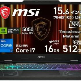 ★MSI ゲーミングノートPC Cyborg-15-B13WEKG-1182JP グレー (RTX 5050/Core i7 13620H/メモリ16GB/SSD 512GB/15.6型144Hz)【ノートパソコン】【送料無料】