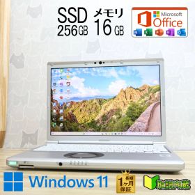 ★美品 第10世代4コアCPU NVMeSSD256GB メモリ16GB★CF-SV9 Core i5-10310U 12.1型 レッツノート 保証 Win11 Office2019★P97275