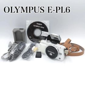 OLYMPUS PEN Lite E-PL6 ストロボ付き ストラップ2種