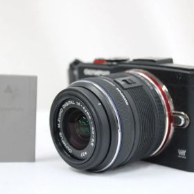 【返品保証】 【シャッター2874回】オリンパス Olympus PEN Lite E-PL6 ブラック 14-42mm F3.5-5.6 ミラーレス一眼 e12867