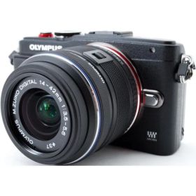 オリンパス ミラーレス OLYMPUS PEN Lite E-PL6 レンズキット ブラック 中古 新品SDカード付き 届いてすぐに使える 付属品充実 美品 長期保証