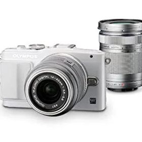 【中古】 OLYMPUS オリンパス ミラーレス一眼 PEN Lite E-PL6 ダブルズームキット ホワイト E-PL6 DZKIT WHT