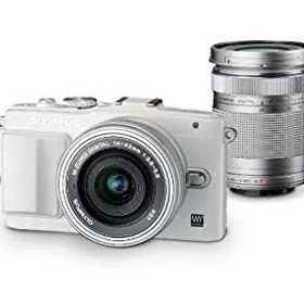 【中古】【非常に良い】OLYMPUS ミラーレス一眼 PEN Lite E-PL6 EZダブルズームキット ホワイト E-PL6 EZ DZKIT WHT 9jupf8b