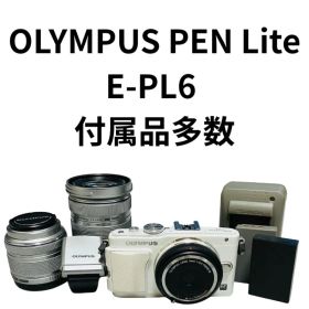 OLYMPUS PEN Lite E-PL6 ホワイト ダブルズームキット
