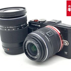 【中古】 【並品】 オリンパス PEN Lite E-PL6 ダブルズームキット ブラック