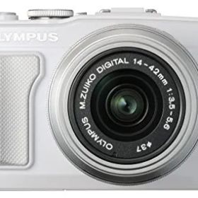 【中古】OLYMPUS ミラーレス一眼 PEN Lite E-PL6 レンズキット ホワイト E-PL6 LKIT WHT khxv5rg