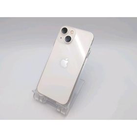 【中古】Apple docomo 【SIMフリー】 iPhone 13 mini 128GB スターライト MLJE3J/A【ECセンター】保証期間１ヶ月【ランクA】