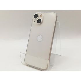 【中古】Apple SoftBank 【SIMフリー】 iPhone 13 mini 128GB スターライト MLJE3J/A【福岡筑紫】保証期間１ヶ月【ランクB】