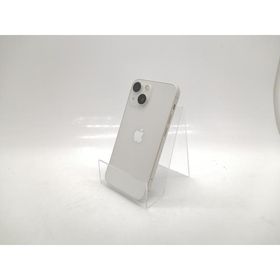 【中古】Apple 国内版 【SIMフリー】 iPhone 13 mini 128GB スターライト MLJE3J/A【秋葉5号】保証期間１ヶ月【ランクB】