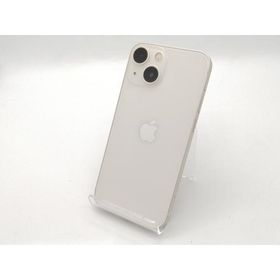 【中古】Apple SoftBank 【SIMフリー】 iPhone 13 mini 128GB スターライト MLJE3J/A【広島本通】保証期間１ヶ月【ランクB】