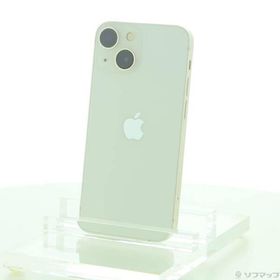 〔中古〕Apple(アップル) iPhone13 mini 128GB スターライト MLJE3J／A SIMフリー〔258-ud〕