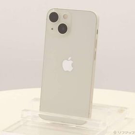 〔中古〕Apple(アップル) iPhone13 mini 128GB スターライト MLJE3J／A SIMフリー〔349-ud〕