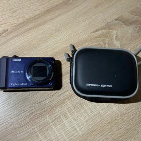 2885 Sony Cyber-shot DSC-HX7V ダークブルー ジャンク品 デジカメ【コ】