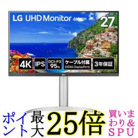LG 27UP650K-W LG UHD Monitor 4K 27型 4Kモニター