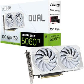 【新品】ASUS DUAL-RTX5060TI-O8G-WHITE [PCIExp 8GB]【日曜日以外即日発送】【送料無料】