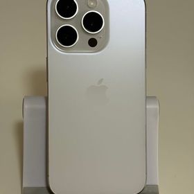 ○バッテリー85% SIMフリー iPhone15Pro 256GB ホワイトチタニウム
