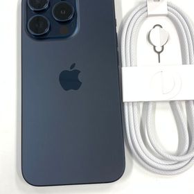 【モバイルBOX】 美品 電池88%SIMフリー iPhone15 Pro 128GB ブルー