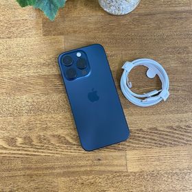 バッテリー90% iPhone 15Pro 128GB ブルー 国内版 SIMフリー送料無料