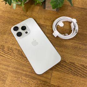 バッテリー85% iPhone 15Pro 128GB ホワイト 国内版 SIMフリー送料無料