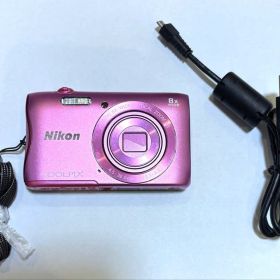 美品 Nikon COOLPIX S3700 本体 ピンク バッテリー良好