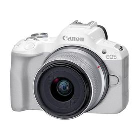 デジタル一眼カメラ EOS R50 RF-S18-45 IS STM レンズキット [ホワイト]