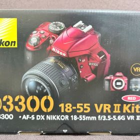 Nikon D3300 レッド デジタル一眼レフカメラ 本体