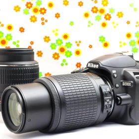 ニコン Nikon D3100☆スマホ転送☆ダブルレンズ♪☆ガイドモード搭載