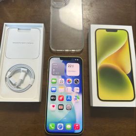 【美品/完動品】iPhone14 Plus イエロー 256GB SIMフリー