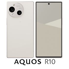 SHARP（シャープ） SH-M31B-W AQUOS R10（12GB/512GB） カシミヤホワイト（SIMフリー版）[SHM31BW] 返品種別B