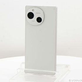 (中古)SHARP AQUOS R9 256GB ホワイト SH-M28 SIMフリー(258-ud)