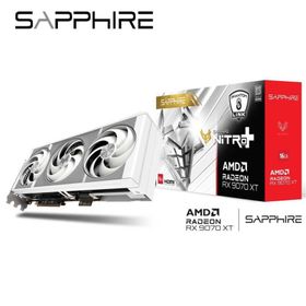 SAPPHIRE｜サファイア SAPPHIRE NITRO+ Radeon RX 9070 XT GAMING OC 16GB PhantomLink Polar グラフィックボード(ホワイト) 11348-09-20G 返品種別B