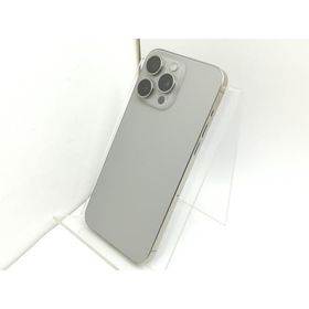 【中古】Apple 国内版 【SIMフリー】 iPhone 15 Pro Max 1TB ナチュラルチタニウム MU713J/A【ECセンター】保証期間１ヶ月【ランクA】