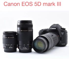 Canon EOS 5D mark III標準&望遠&単焦点トリプルレンズセット