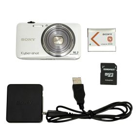 SONY デジタルカメラ Cybershot WX7 1620万画素CMOS 光学ｘ5 ホワイト DSC-WX7/W ソニー デジカメ 中古 動作確認済み 即発送0088