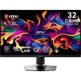 MPG 322UR QD-OLED X24 31.5インチ 4Kゲーミングモニター 量子ドット 有機EL 240Hz 0.03ms(GtG)