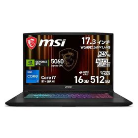 ゲーミングノートPC Katana 17 HX B14W GeForce RTX 5060 Core i7 14650HX 17.3インチ メモリ 16GB SSD 512GB リフレッシュレート240Hz Windows11 Katana-17-HX-B14WFK-1073JP
