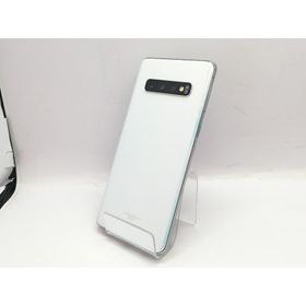 【中古】SAMSUNG docomo 【SIMロックあり】 Galaxy S10 SC-03L Prism White【立川フロム中武】保証期間１ヶ月【ランクB】
