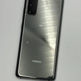【後ろカバー外れあり割れあり中古D】Galaxy S20 5G SCG01 コスミック グレー SIMフリー 白ロム