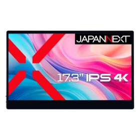 ジャパンネクスト [JN-MD-IPS173UHDR-T] 17.3インチ 4Kワイド タッチパネルモバイルディスプレイ(3840x2160/IPS/HDR10/miniHDMI/Type-Cx2/スピーカー/光沢/2年保証)