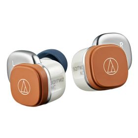 【新品】オーディオテクニカ 完全ワイヤレスイヤホン ATH-SQ1TW2NC-WCM ホワイトキャメル ノイズキャンセリング Bluetooth 左右独立 マルチポイント ワイヤレス充電 ハンズフリー通話 小さなボディ 小型 軽量 おしゃれ