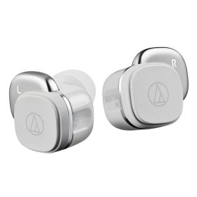 【新品】オーディオテクニカ 完全ワイヤレスイヤホン ATH-SQ1TW2NC-GY グレー ノイズキャンセリング Bluetooth 左右独立 マルチポイント ワイヤレス充電 ハンズフリー通話 小さなボディ 小型 軽量 おしゃれ