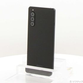 (中古)SONY Xperia 10 V 128GB ブラック SO-52D docomo SIMフリー(262-ud)