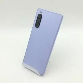 【中古】SONY au 【SIMフリー】 Xperia 10 V ラベンダー 6GB 128GB SOG11【神戸】保証期間１ヶ月【ランクC】
