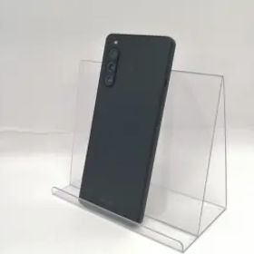 【中古】SONY au 【SIMフリー】 Xperia 10 V ブラック 6GB 128GB SOG11【川越クレアモール】保証期間１ヶ月【ランクC】