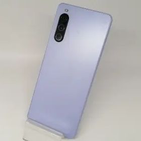 【中古】SONY au 【SIMフリー】 Xperia 10 V ラベンダー 6GB 128GB SOG11【OSU301】保証期間１ヶ月【ランクC】