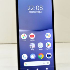白ロム au SIMフリー SONY Xperia 10 V 128GB Android15 ブラック SOG11 初期化済【中古】