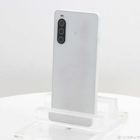 (中古)SONY Xperia 10 V 128GB ホワイト XQ-DC44 SIMフリー(349-ud)