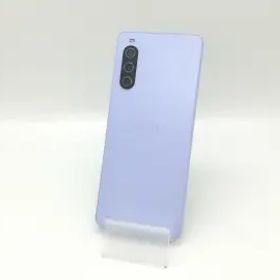 【中古】SONY SoftBank 【SIMフリー】 Xperia 10 V ラベンダー 6GB 128GB A302SO【福岡天神】保証期間１ヶ月【ランクB】