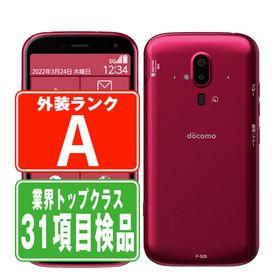 SIMフリー ドコモ F-52B らくらくスマートフォン ピンク スマホ 本体 android 中古 送料無料 保証あり f52bpk8mtm