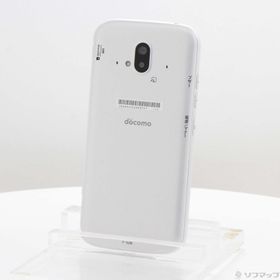 (中古)FCNT らくらくスマートフォン 64GB ホワイト F-52B docomo SIMフリー(377-ud)